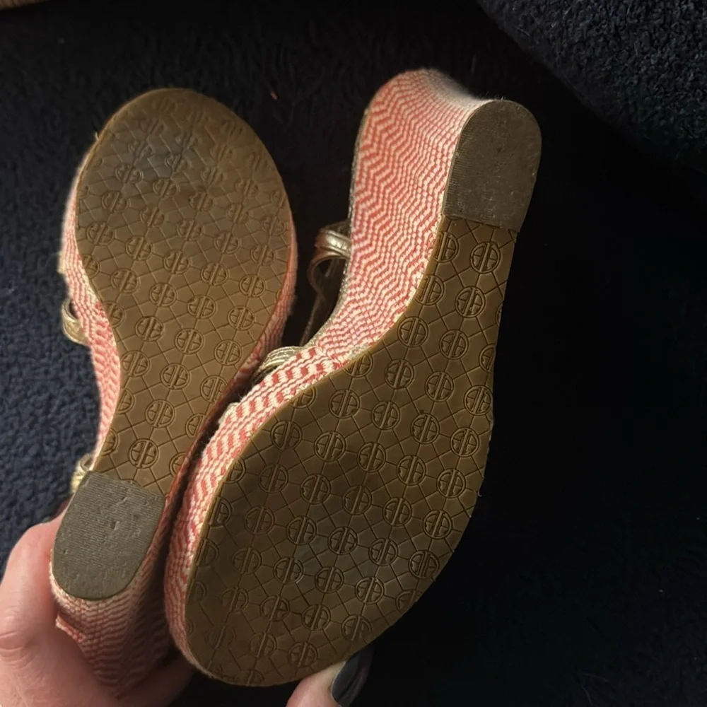 Lilly Pulitzer Sophie Chevron Wedge Sandals